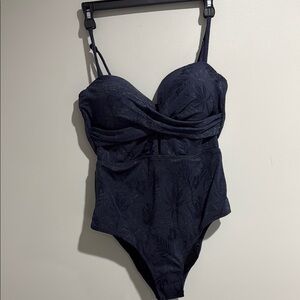 Cupshe Navy One Piece Swimsuit